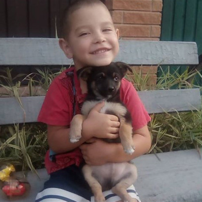 Богдан Мозговий та дворняга Мішка