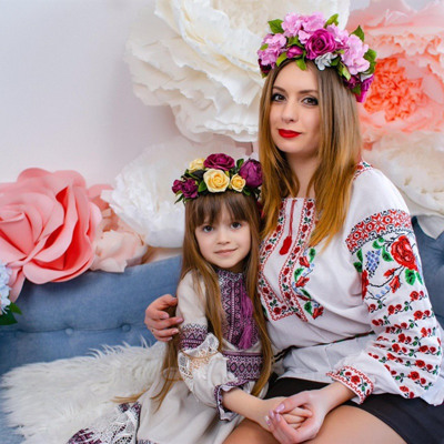 Віта Малащенко з донькою