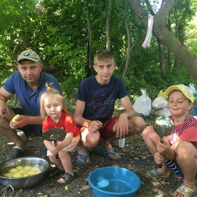 На пікніку з татком