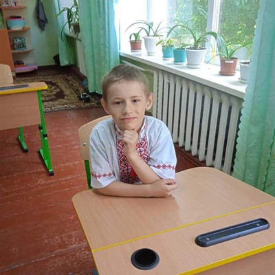 Саша Дмитренко, 7 років  