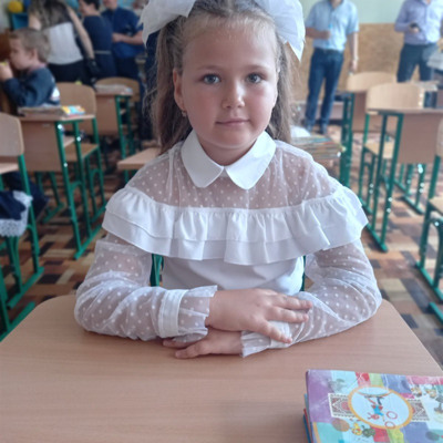 Настя Лобода, 7 років 