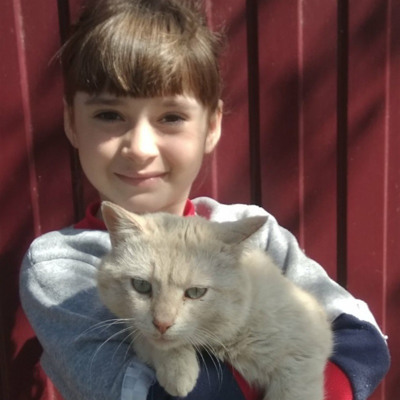 Анна Рослякова вважає, що її кіт Персик найкращій