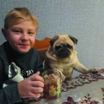 Данило і його вірний друг Жорик