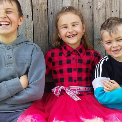 Валерій, Вероніка, Максим Булавинці, 10, 8 і 5 років