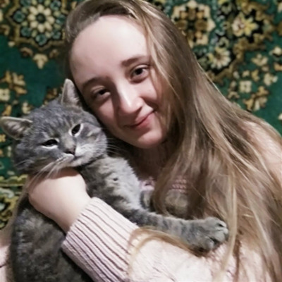 Дарина Самойленко та кіт Максиміліан