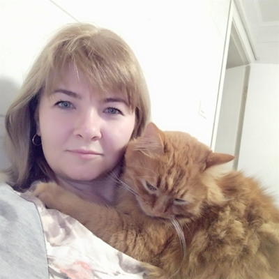 Тетяна Ногай та котик Кузя