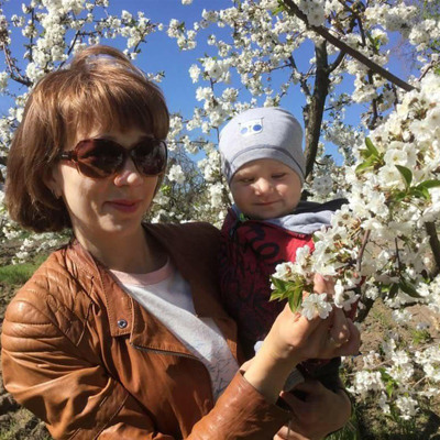 Екатерина Данилина-Левочко с сыночком