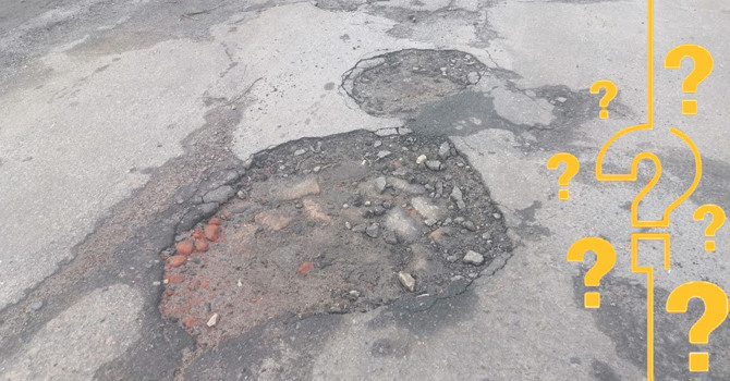 Вгадай на якій вулиці міста знаходиться яма на дорозі
