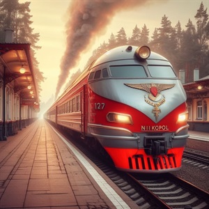 Громадський транспорт в Нікополі: Залізничне сполучення