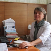 Сімейна лікарка в Троїцькій ОТГ Олена Ходенкова