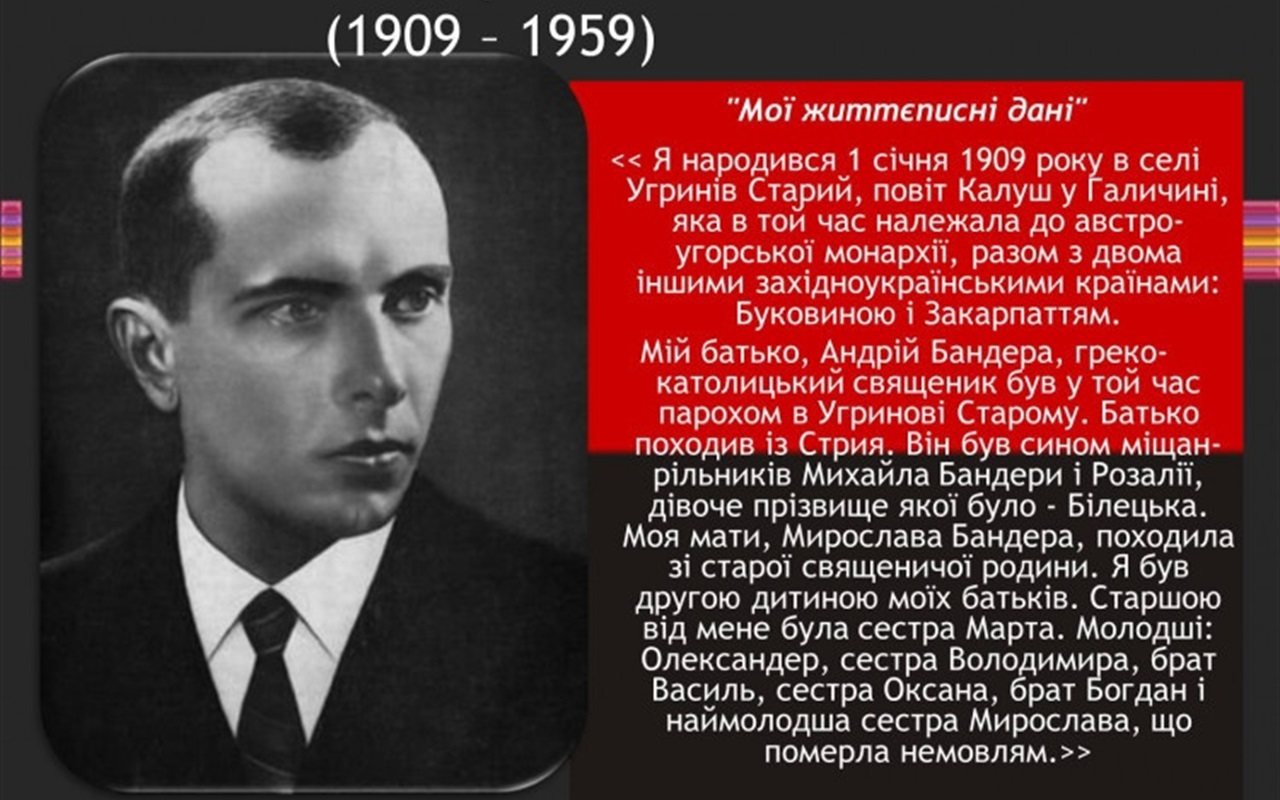 Чи знаєте ви, ким і яким був Степан Бандера