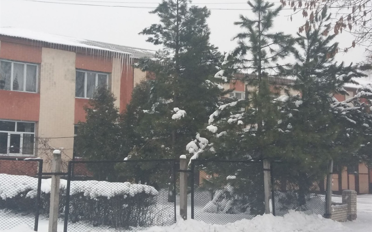 Торецк зимой. Угадай городские строения по зимним фото