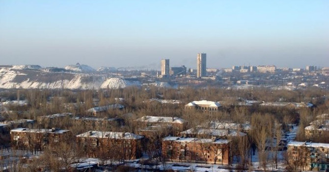Торецк зимой. Угадай городские строения по зимним фото